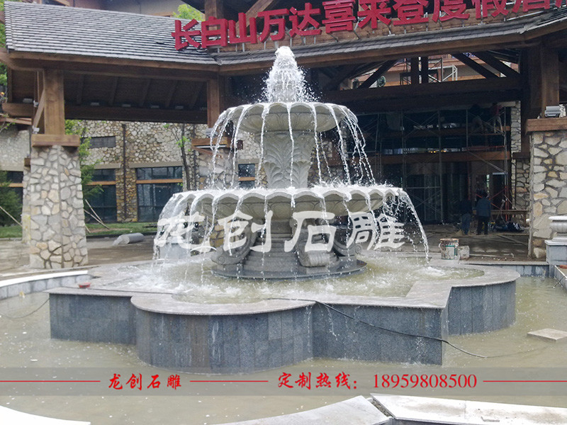 广场石头喷泉多少钱 石雕喷泉定制价格