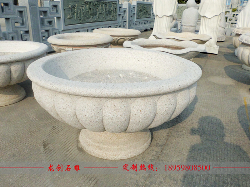石雕花盆批发价格